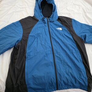 The North Face Men's Blue and Black Jacket